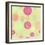 Vector Flower Pattern.-Eka Ocean-Framed Art Print