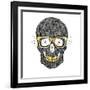 Vector Funny, Candy Skull-karnoff-Framed Art Print