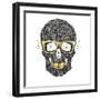 Vector Funny, Candy Skull-karnoff-Framed Premium Giclee Print