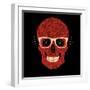 Vector Funny, Candy Skull-karnoff-Framed Art Print