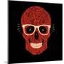 Vector Funny, Candy Skull-karnoff-Mounted Art Print