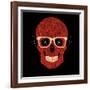 Vector Funny, Candy Skull-karnoff-Framed Art Print