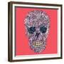 Vector Funny, Candy Skull-karnoff-Framed Premium Giclee Print