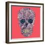 Vector Funny, Candy Skull-karnoff-Framed Art Print