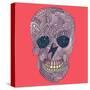 Vector Funny, Candy Skull-karnoff-Stretched Canvas