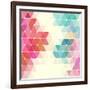 Vector Geometric Background-Maksim Krasnov-Framed Art Print