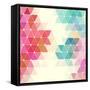 Vector Geometric Background-Maksim Krasnov-Framed Stretched Canvas