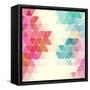 Vector Geometric Background-Maksim Krasnov-Framed Stretched Canvas