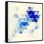 Vector Geometric Background-Maksim Krasnov-Framed Stretched Canvas