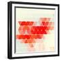 Vector Geometric Background-Maksim Krasnov-Framed Art Print