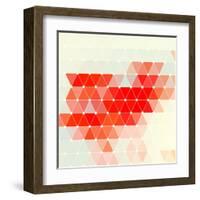 Vector Geometric Background-Maksim Krasnov-Framed Art Print