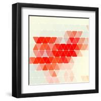 Vector Geometric Background-Maksim Krasnov-Framed Art Print