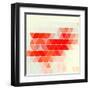 Vector Geometric Background-Maksim Krasnov-Framed Art Print