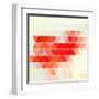 Vector Geometric Background-Maksim Krasnov-Framed Art Print