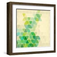 Vector Geometric Background-Maksim Krasnov-Framed Art Print