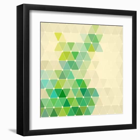 Vector Geometric Background-Maksim Krasnov-Framed Art Print