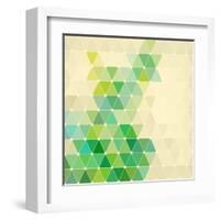 Vector Geometric Background-Maksim Krasnov-Framed Art Print