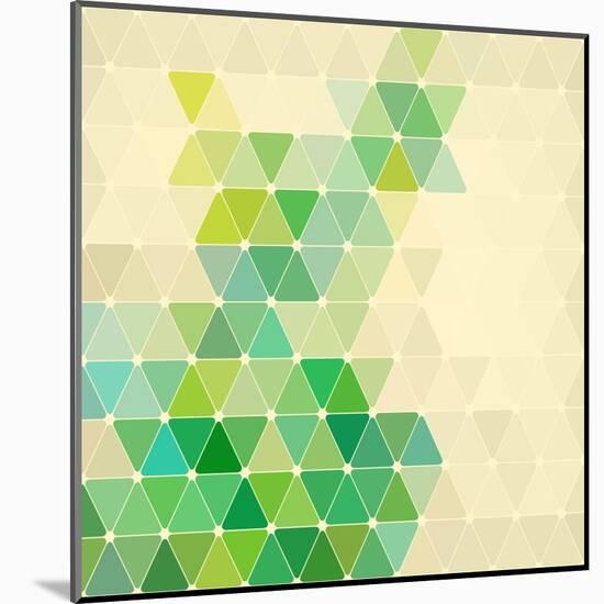 Vector Geometric Background-Maksim Krasnov-Mounted Art Print