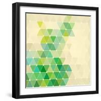 Vector Geometric Background-Maksim Krasnov-Framed Art Print