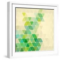 Vector Geometric Background-Maksim Krasnov-Framed Art Print