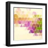 Vector Geometric Background-Maksim Krasnov-Framed Art Print