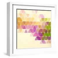 Vector Geometric Background-Maksim Krasnov-Framed Art Print