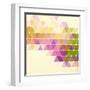 Vector Geometric Background-Maksim Krasnov-Framed Art Print