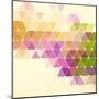 Vector Geometric Background-Maksim Krasnov-Mounted Art Print