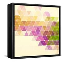 Vector Geometric Background-Maksim Krasnov-Framed Stretched Canvas