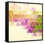 Vector Geometric Background-Maksim Krasnov-Framed Stretched Canvas