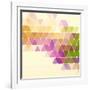 Vector Geometric Background-Maksim Krasnov-Framed Art Print