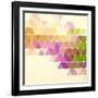 Vector Geometric Background-Maksim Krasnov-Framed Art Print