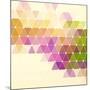 Vector Geometric Background-Maksim Krasnov-Mounted Art Print