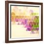 Vector Geometric Background-Maksim Krasnov-Framed Art Print