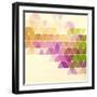 Vector Geometric Background-Maksim Krasnov-Framed Art Print