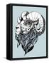 Vector Goat-worksart-Framed Stretched Canvas