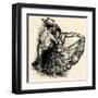 Vector Illustration of a Latino Dance Drawing-isaxar-Framed Art Print