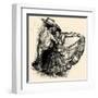 Vector Illustration of a Latino Dance Drawing-isaxar-Framed Art Print