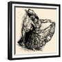 Vector Illustration of a Latino Dance Drawing-isaxar-Framed Premium Giclee Print