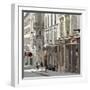 Vector Illustration of a Street in Montmartre Paris-isaxar-Framed Art Print