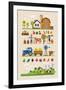 Vector Illustration of Agriculture and Farming Icons-bioraven-Framed Art Print