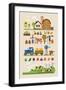 Vector Illustration of Agriculture and Farming Icons-bioraven-Framed Art Print