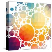 Vector Illustration of Colorful Geometric Background with Circles-Artem Kovalenco-Stretched Canvas