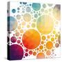 Vector Illustration of Colorful Geometric Background with Circles-Artem Kovalenco-Stretched Canvas