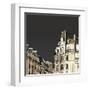 Vector Illustration of Facades in Paris in a Stormy Weather-isaxar-Framed Art Print