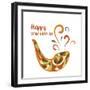 Vector Illustration of Happy Yom Kippur Background-InkyWater-Framed Photographic Print