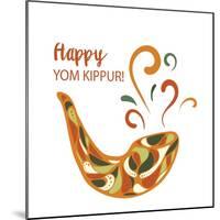 Vector Illustration of Happy Yom Kippur Background-InkyWater-Mounted Photographic Print