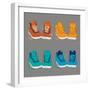 Vector Illustration of Shoes-Yuriy Borisov-Framed Premium Giclee Print