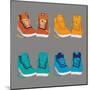 Vector Illustration of Shoes-Yuriy Borisov-Mounted Premium Giclee Print