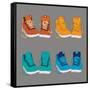 Vector Illustration of Shoes-Yuriy Borisov-Framed Stretched Canvas